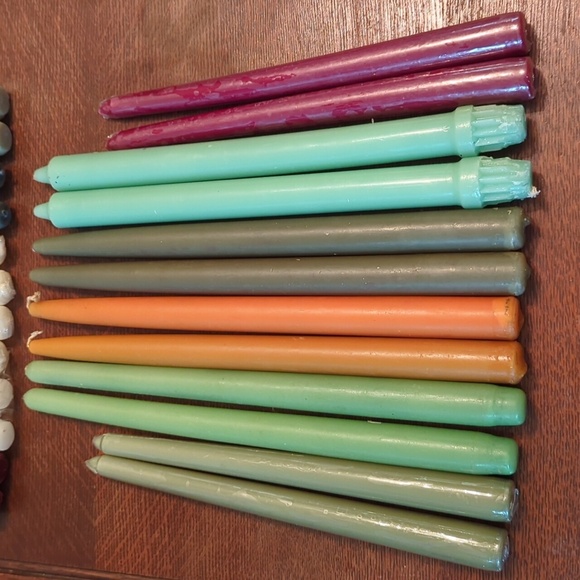 NEW Assorted 12 Pairs of Taper Candles - 10" and 12" - Picture 2 of 4